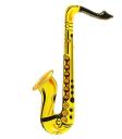Saxofone Insuflável Dourado 60 cms