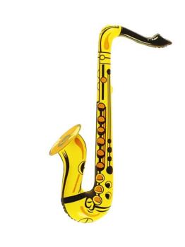 Saxofone Insuflável Dourado 60 cms