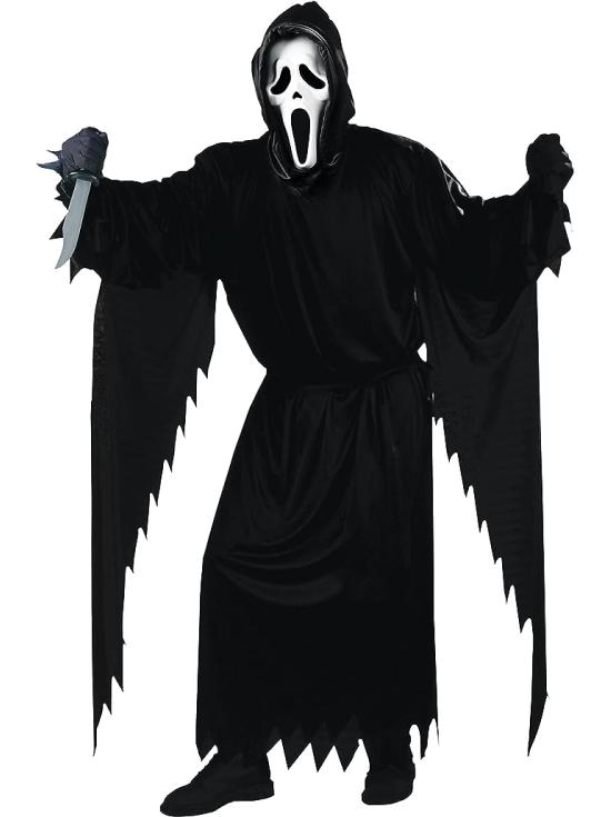 Scream - Fato de fantasma masculino, tamanho XL Oficial