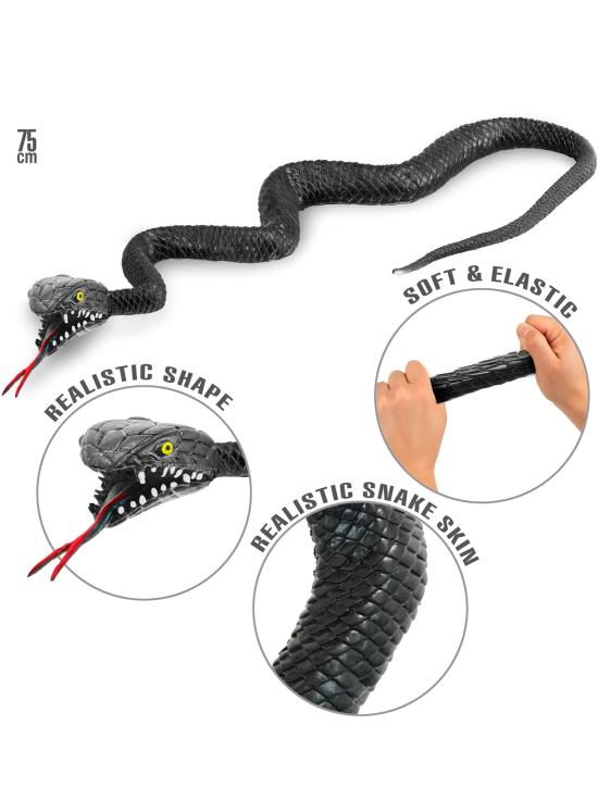 Cobra preta 75 cm