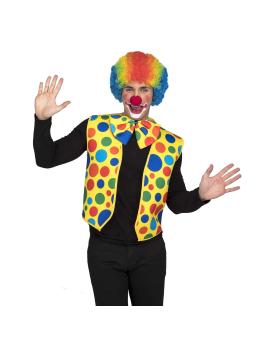 Conjunto de fantasia de palhaço de circo
