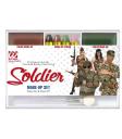Conjunto de maquiagem camuflada Soldados