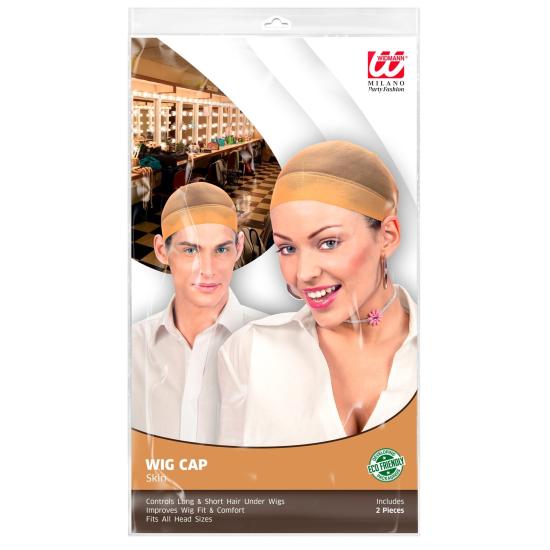Conjunto de 2 suportes para perucas da cor da pele