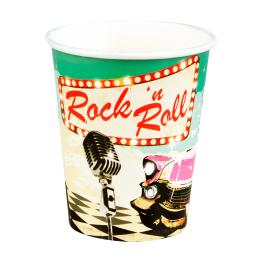 Conjunto de 6 copos de graxa Rock &#39;n Roll