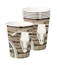 Conjunto de 6 copos Wild West 25 cl