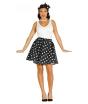 Conjunto Pin Up Adulto Saia Preta