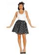 Conjunto Pin Up Adulto Saia Preta