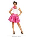 Conjunto Pin Up Adulto Saia Rosa