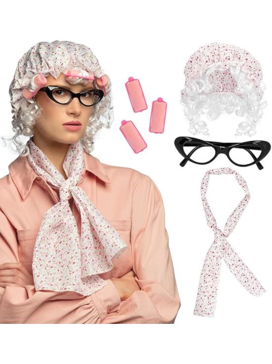 Conjunto para senhora idosa adulta