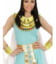 Conjunto de pescoço e pulseiras egípcias.