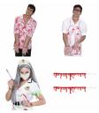 Conjunto de pulseiras de sangue para fantasias