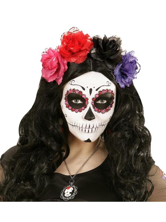 Conjunto de 40 Gemas Decorativas Adesivos Olhos Vermelhos/Rosa