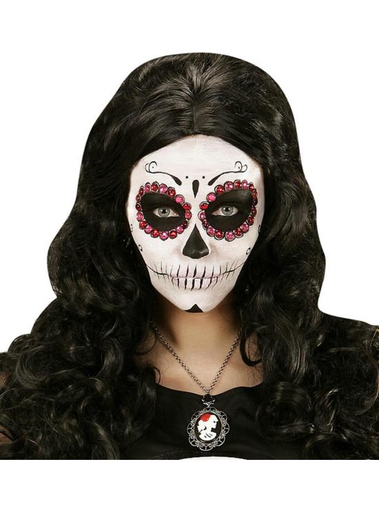 Conjunto de 40 Gemas Decorativas Adesivos Olhos Vermelhos/Rosa