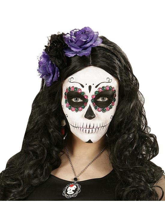 Conjunto de 40 Gemas Decorativas Adesivos Olhos Rosa/Verdes