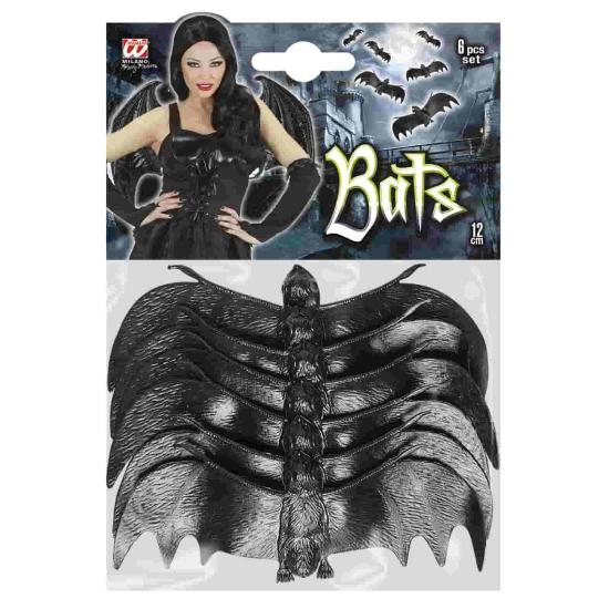 Conjunto de 6 Morcegos de 13,5 cms.