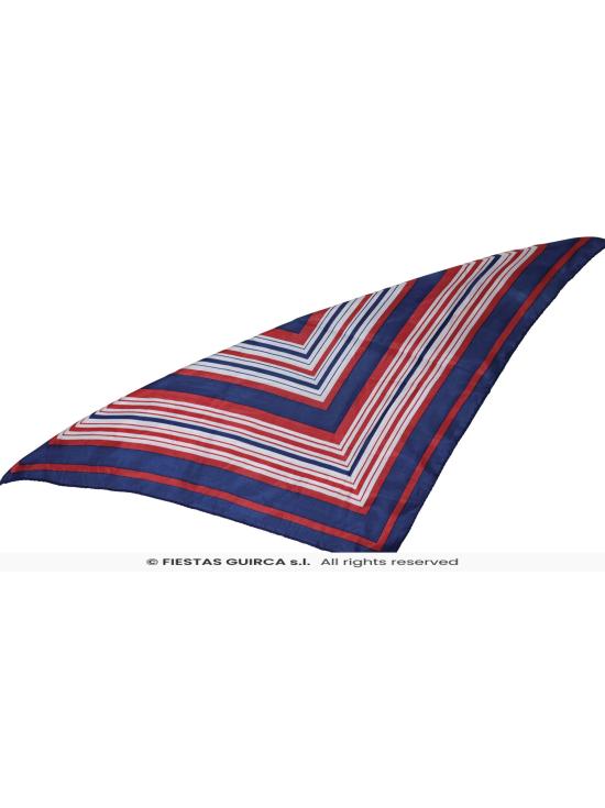 Conjunto de comissária de bordo de duas peças com chapéu e lenço.