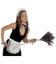 Conjunto de fantasia de empregada francesa adulta