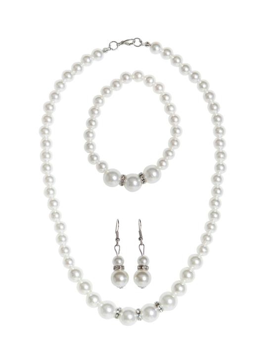Conjunto de joias de pérolas estilo anos 1920 (Widmann)