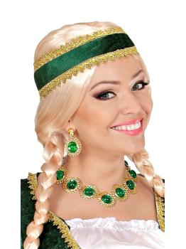 Conjunto de joias da rainha medieval