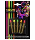 Conjunto de lápis de maquiagem fluorescente