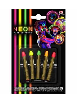 Conjunto de lápis de maquiagem fluorescente