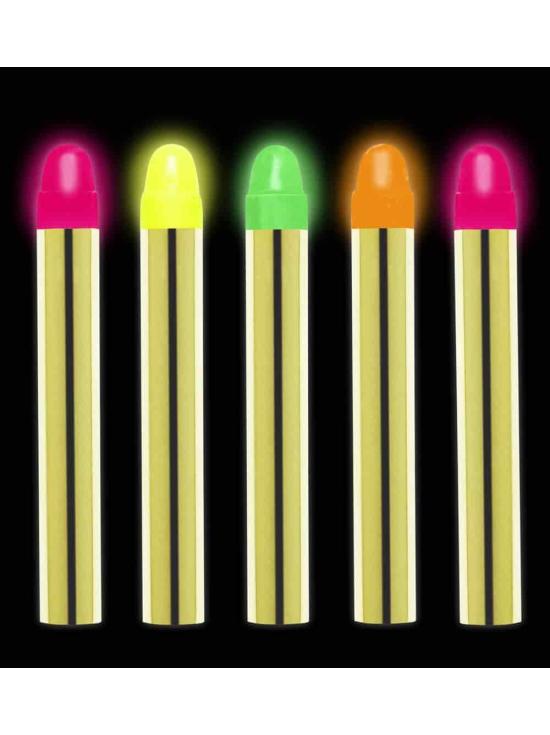 Conjunto de lápis de maquiagem fluorescente