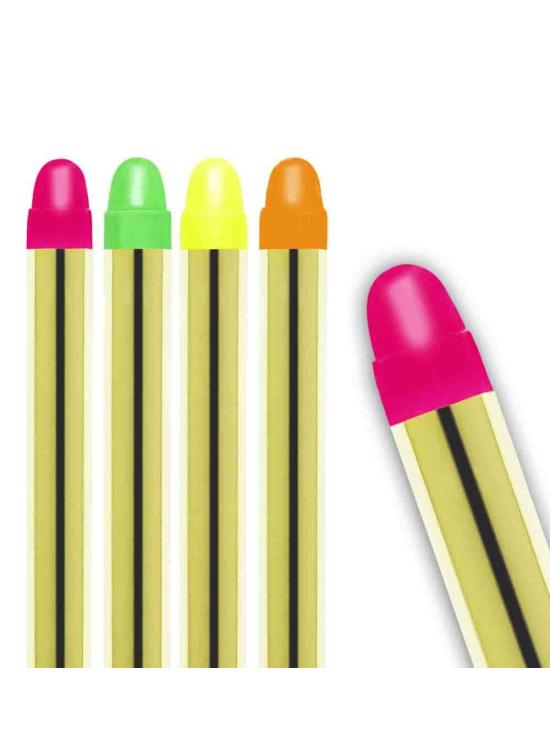 Conjunto de lápis de maquiagem fluorescente