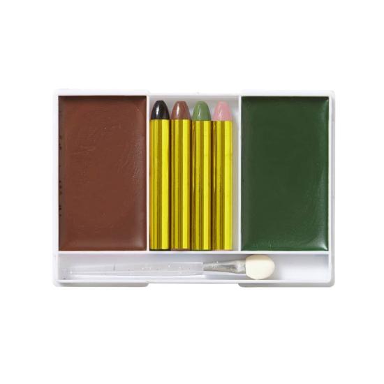 Conjunto de maquiagem camuflada Soldados Conjunto de maquiagem camuflada Soldados