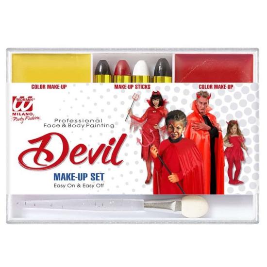 Conjunto de maquiagem do diabo Conjunto de maquiagem do diabo