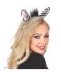 Conjunto de orelhas e cauda de zebra - acessório de fantasia