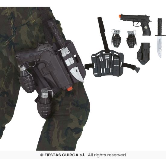 Conjunto militar de 5 peças