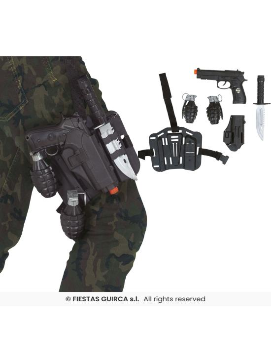 Conjunto militar de 5 peças