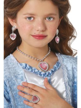 Conjunto princesa para meninas rosa