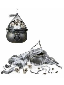 Conjunto de decoração de Halloween.