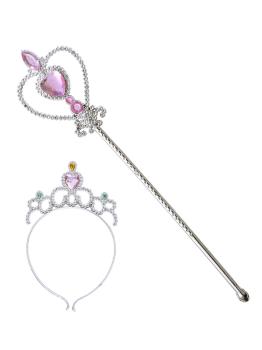 Conjunto de faixa de cabeça e varinha