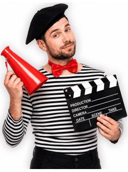 Conjunto de 4 peças para diretor de cinema adulto
