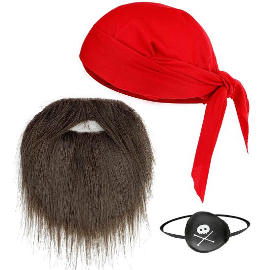 Conjunto de fantasia de pirata