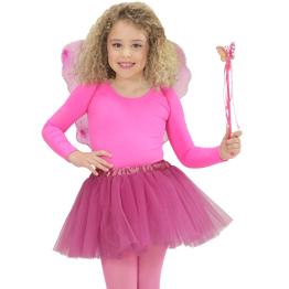 Conjunto Fada Rosa Infantil