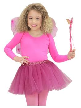 Conjunto Fada Rosa Infantil