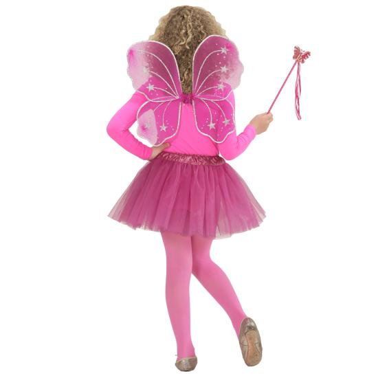 Conjunto Fada Rosa Infantil
