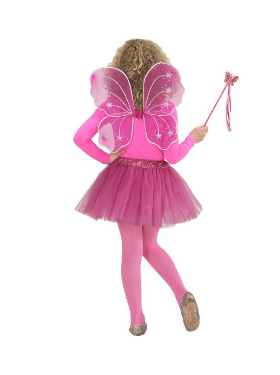 Conjunto Fada Rosa Infantil