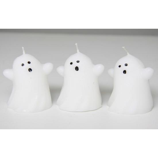 Conjunto de Halloween com 3 velas fantasmas