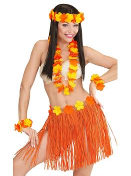 Conjunto Adulto Laranja Havaí