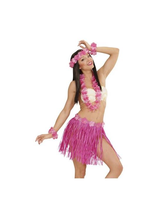 Conjunto Havaí Rosa Adulto