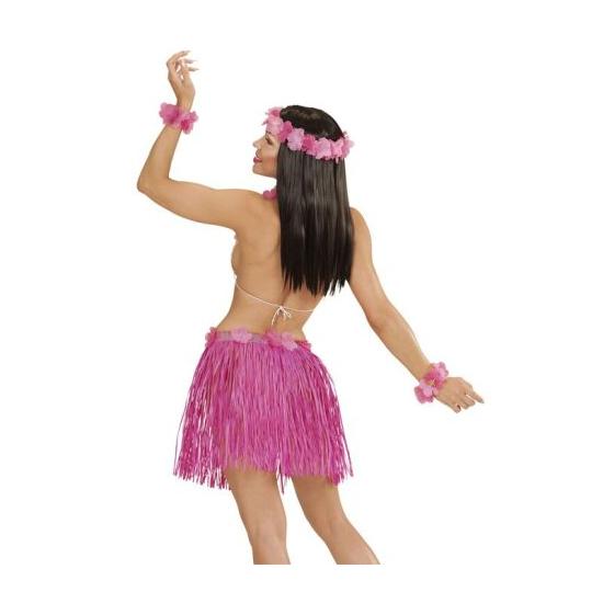 Conjunto Havaiano Rosa Adulto