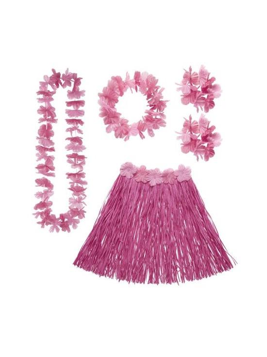 Conjunto Havaí Rosa Adulto