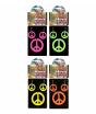 Conjunto de pingente hippie e brincos fluorescentes
