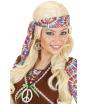 Conjunto de pingente e brincos de prata hippie