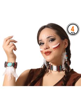 Conjunto indiano 4 peças.