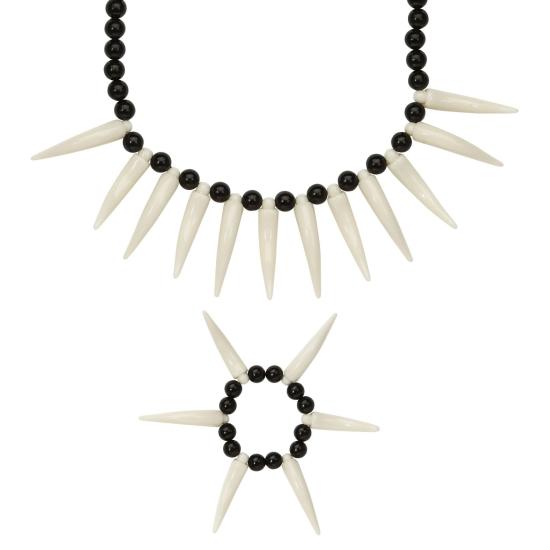 Conjunto de joias do homem das cavernas